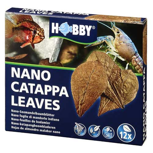boite de feuilles de catappa hobby pour aquarium