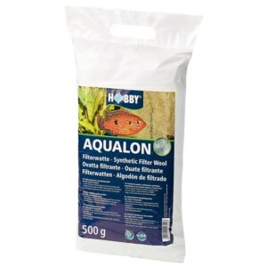 sac de ouate hobby de 500g pour filtration interne et externe d'aquarium servant à capturer un maximum de matière organique en tant que filtration mécanique