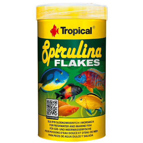 alimentation pour poissons tropical spirulina flakes 250