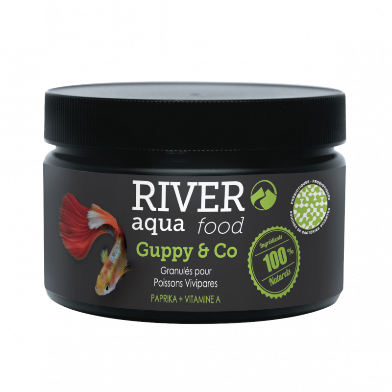 RIVER AQUA Guppy & Co. Pellets - 250ml (100 gr)