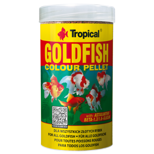 TROPICAL Goldfish Colour Pellet - 250 ml