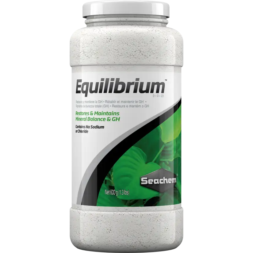 seachem equilibrium 600g mineraux pour aquarium plante